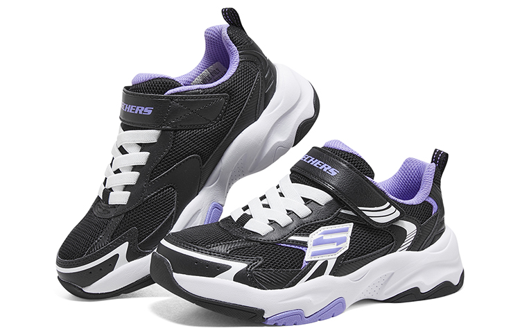 (Youth) Skechers Casual Sport Shoes 'Black Purple' 圖 4