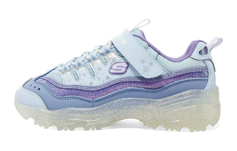 (Youth) Skechers D'lites Electric Coloring 'Blue Purple'