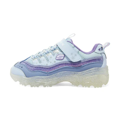 (Youth) Skechers D'lites Electric Coloring 'Blue Purple'