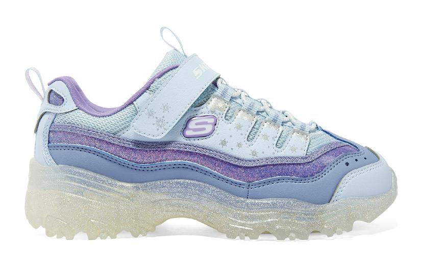 (Youth) Skechers D'lites Electric Coloring 'Blue Purple' 圖 2