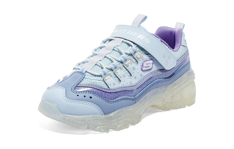 (Youth) Skechers D'lites Electric Coloring 'Blue Purple' 圖 3