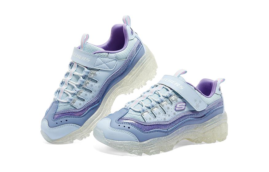 (Youth) Skechers D'lites Electric Coloring 'Blue Purple' 圖 4