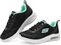 Lookbook (JR) Skechers BOBS Squad Air - Sweet Encounter 'Hitam Biru Pirus' 302378L-BLK