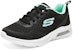 (JR) Skechers BOBS Squad Air - Sweet Encounter 'Hitam Biru Pirus' 302378L-BLK