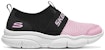 (JR) Kasut Skechers Flex Blast 'Hitam Merah Jambu' 302579L-BKPK