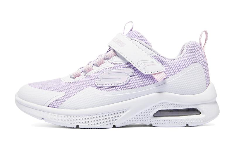 (Youth) Skechers Sportswear Casual Trainers 'White Purple'