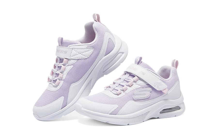 (Youth) Skechers Sportswear Casual Trainers 'White Purple' 圖 3
