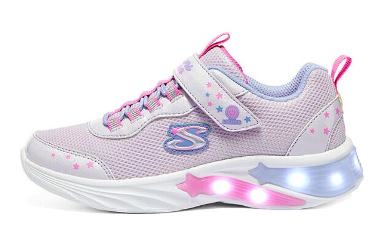 (Youth) Skechers Lights Flicker Flash 'Pink Purple' 319043L-LVPK