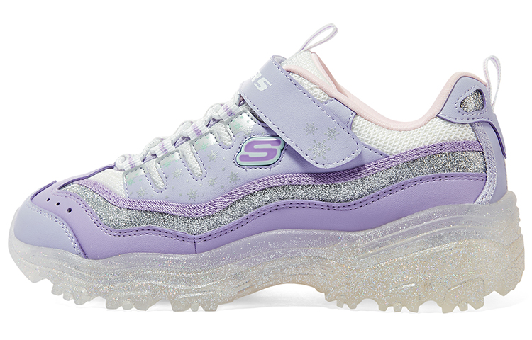 (Youth) Skechers D'lites Electric Coloring 'Purple'