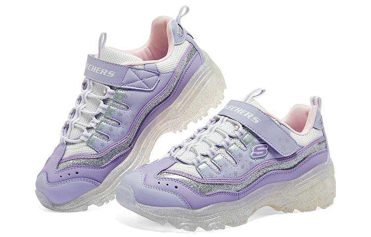 (Youth) Skechers D'lites Electric Coloring 'Purple' 圖 4