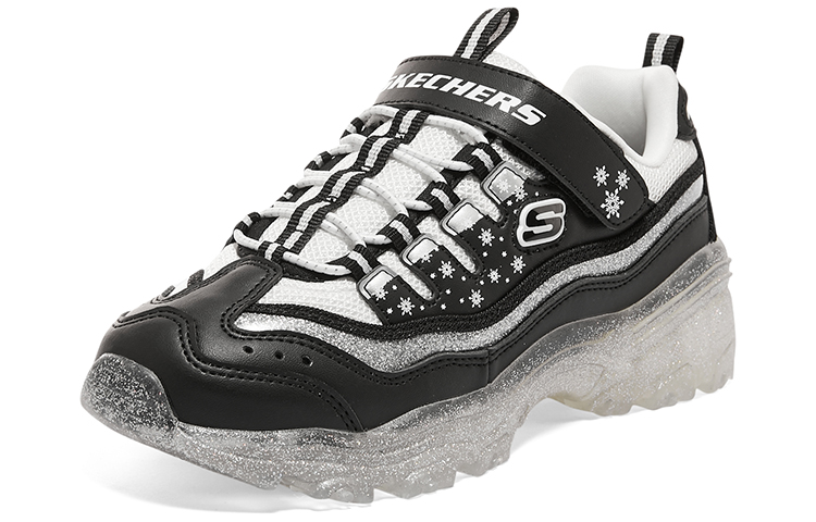 (Youth) Skechers D'lites 1.0 Sneakers 'Black' 圖 3
