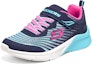 Lookbook (JR) Skechers Microspec Rejoice Racer Kasut Sukan 'Hitam Biru Merah Jambu' 302349L-NVMT
