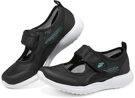 Lookbook 大童 Skechers 休閒百搭 透氣耐磨兒童涼鞋 黑色