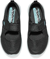 Shop 大童 Skechers 休閒百搭 透氣耐磨兒童涼鞋 黑色