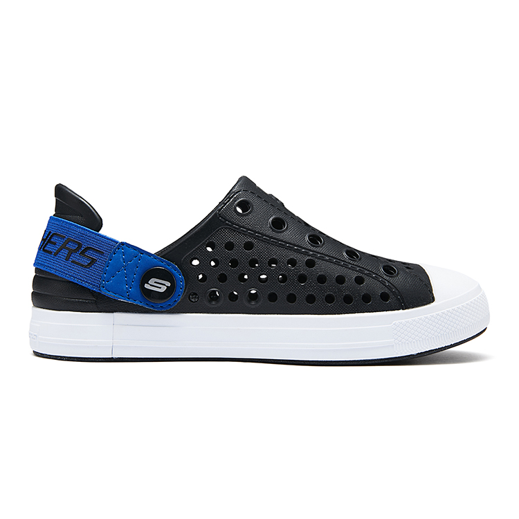 Order (Preschool) Skechers Sandal 'Black Comfort Versatile Casual Outdoor' 406600L-BKBL