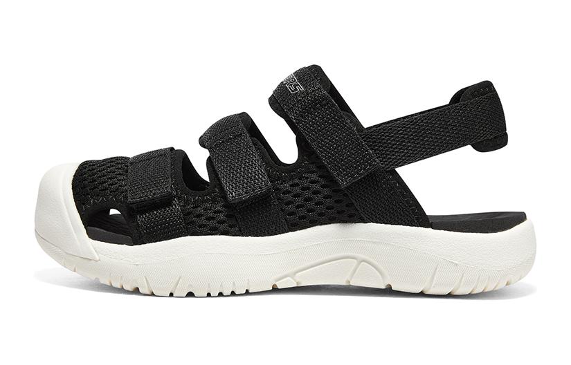 (Preschool) Skechers Sandal 'Black White' 415025L-BKW