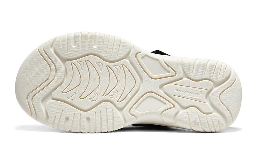Shop 大童 Skechers 防滑耐磨兒童涼鞋 黑白