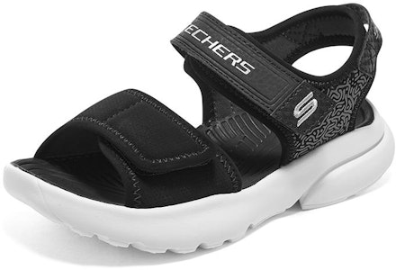 (PS) Skechers Sandal 'Hitam Putih Nyaman' 406512L-BLK Lookbook (PS) Skechers Sandal 'Hitam Putih Nyaman' 406512L-BLK