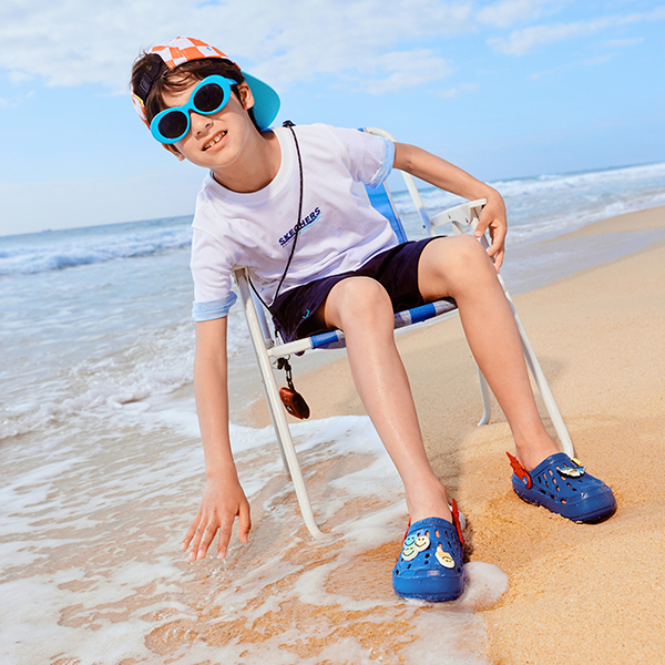 Sizing (Preschool) Skechers Sandal 'Blue' 406801L-BLU