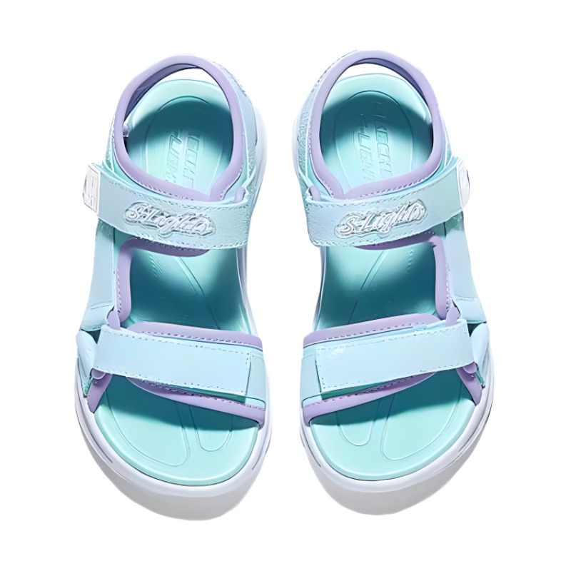 Shop (Preschool) Skechers Sandal 'Blue Purple' 303024L-LBLV