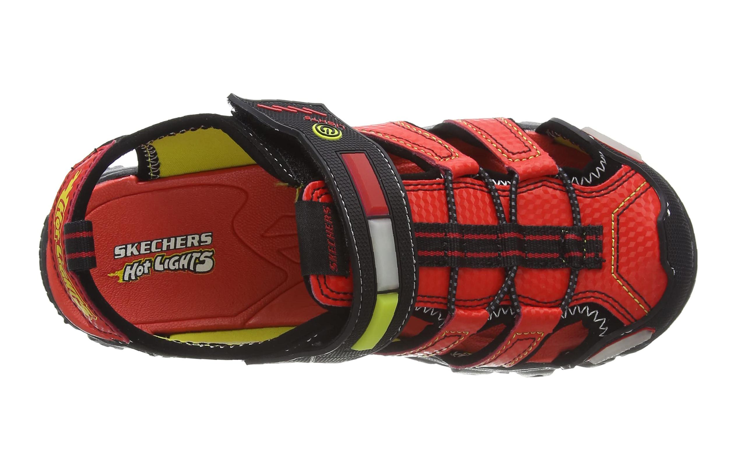 Shop (Preschool) Skechers Sandal 'Comfort Orange' 400072L-BKRD