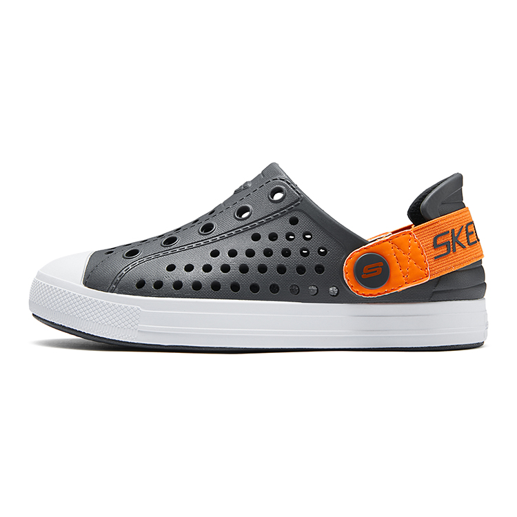 (Preschool) Skechers Sandal 'Grey Orange' 406600L-CCOR