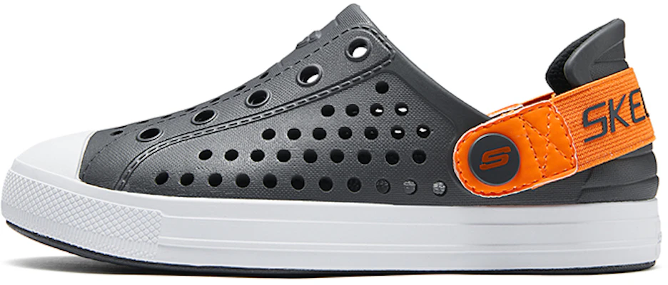 (Preschool) Skechers Sandal 'Grey Orange' 406600L-CCOR Buy (Preschool) Skechers Sandal 'Grey Orange' 406600L-CCOR