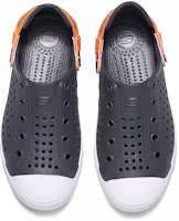 Shop 兒童 Skechers 舒適 防滑耐磨兒童涼鞋 灰橙色