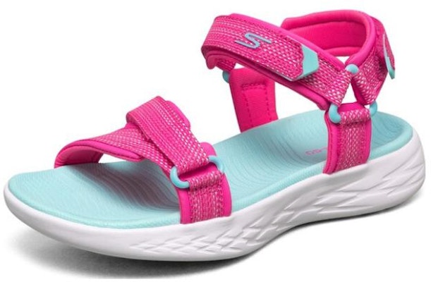 (Preschool) Skechers Sandal 'Pink Blue' 86965L-HPAQ Order (Preschool) Skechers Sandal 'Pink Blue' 86965L-HPAQ