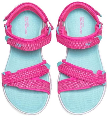 (Preschool) Skechers Sandal 'Pink Blue' 86965L-HPAQ Lookbook (Preschool) Skechers Sandal 'Pink Blue' 86965L-HPAQ