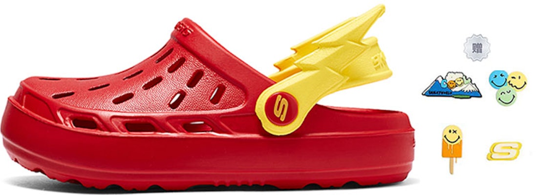 (Preschool) Skechers Sandal 'Red Cool Casual' 406801L-RED Buy (Preschool) Skechers Sandal 'Red Cool Casual' 406801L-RED