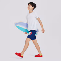 Cheap 兒童 Skechers 潮酷休閒戶外百搭 防滑耐磨兒童涼鞋 紅色