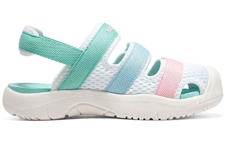 Order (Preschool) Skechers Sandal 'White Green' 312040L-WMLT