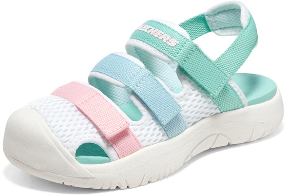 (Preschool) Skechers Sandal 'White Green' 312040L-WMLT Lookbook (Preschool) Skechers Sandal 'White Green' 312040L-WMLT