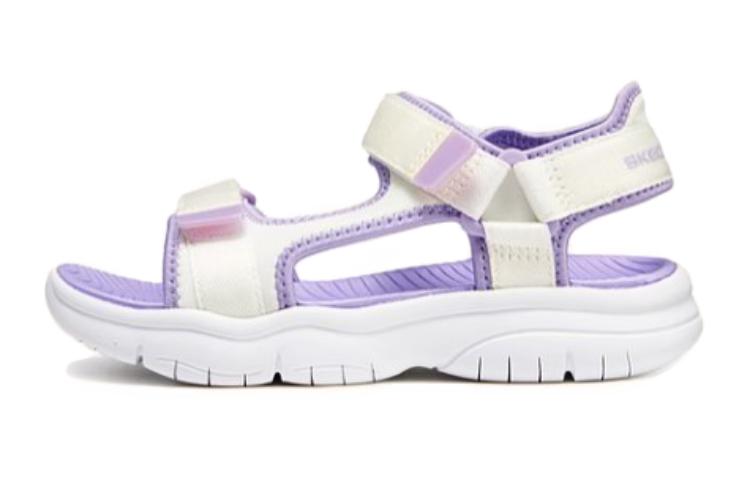 (Preschool) Skechers Sandal &#x27;White Purple&#x27; 303048L-WLV
