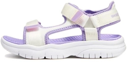 (Preschool) Skechers Sandal 'White Purple' 303048L-WLV (Preschool) Skechers Sandal 'White Purple' 303048L-WLV