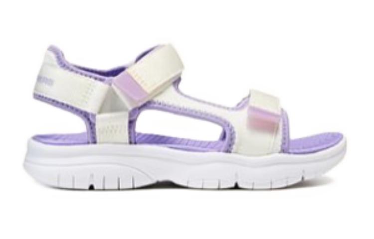 Order 兒童 Skechers 舒適百搭 減震耐磨兒童涼鞋 白紫色