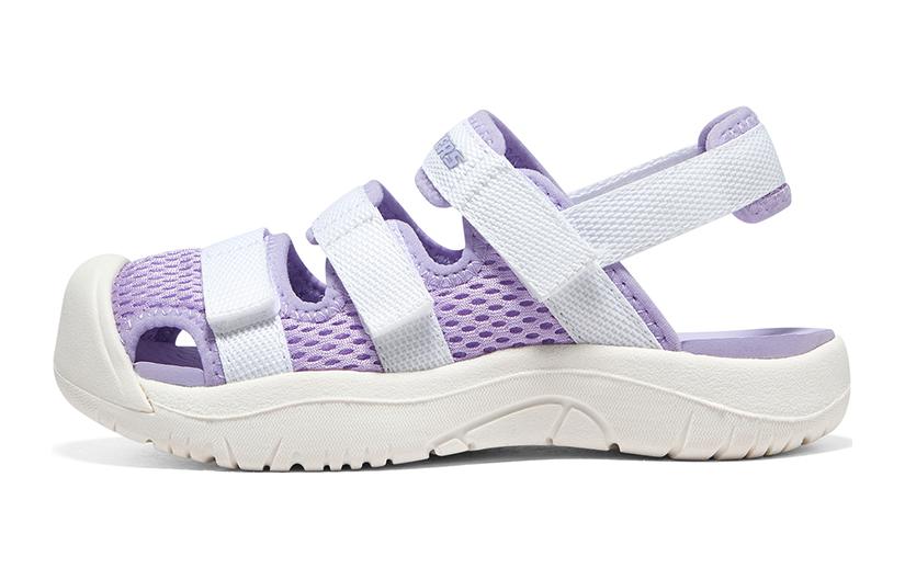 (Preschool) Skechers Sandal &#x27;White Purple&#x27; 312040L-WLV