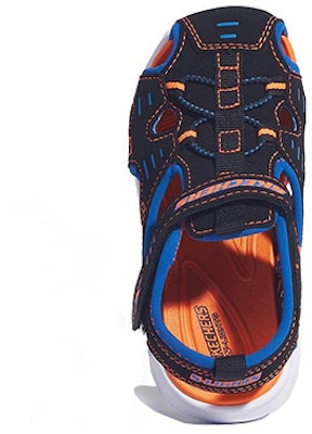 (PS) スケッチャーズ サンダル ロー 黒/青 400053N-BBOR Lookbook (PS) スケッチャーズ サンダル ロー 黒/青 400053N-BBOR