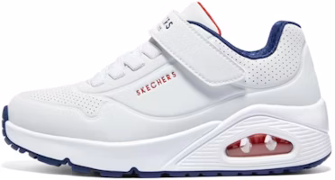 (Youth) Skechers Uno Stand on Air Sneaker 'White' 403673L-WNVR (Youth) Skechers Uno Stand on Air Sneaker 'White' 403673L-WNVR