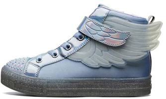 (Preschool) Skechers Shuffle Brights High Top 'Blue Purple Sparkle' 20168L-PERI (Preschool) Skechers Shuffle Brights High Top 'Blue Purple Sparkle' 20168L-PERI