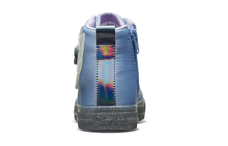 Shop (PS) Skechers Shuffle Brights High Top 'Biru Ungu Berkilau' 20168L-PERI