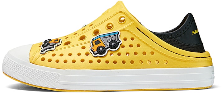 兒童 Skechers 百搭休閒輕便一腳蹬洞洞鞋 防滑耐磨兒童涼鞋 黃黑色 Buy 兒童 Skechers 百搭休閒輕便一腳蹬洞洞鞋 防滑耐磨兒童涼鞋 黃黑色
