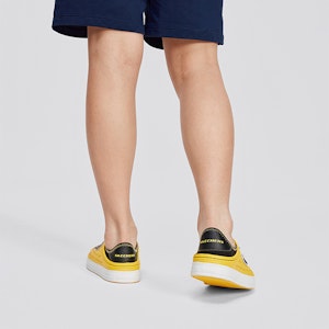 兒童 Skechers 百搭休閒輕便一腳蹬洞洞鞋 防滑耐磨兒童涼鞋 黃黑色 4