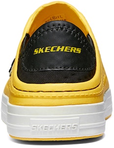 兒童 Skechers 百搭休閒輕便一腳蹬洞洞鞋 防滑耐磨兒童涼鞋 黃黑色 Lookbook 兒童 Skechers 百搭休閒輕便一腳蹬洞洞鞋 防滑耐磨兒童涼鞋 黃黑色