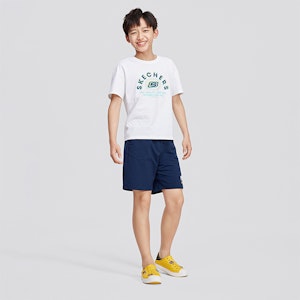 兒童 Skechers 百搭休閒輕便一腳蹬洞洞鞋 防滑耐磨兒童涼鞋 黃黑色 1