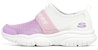 (JR) Skechers Kasut Sukan Kasual 'Putih Ungu' 303200L-WLV