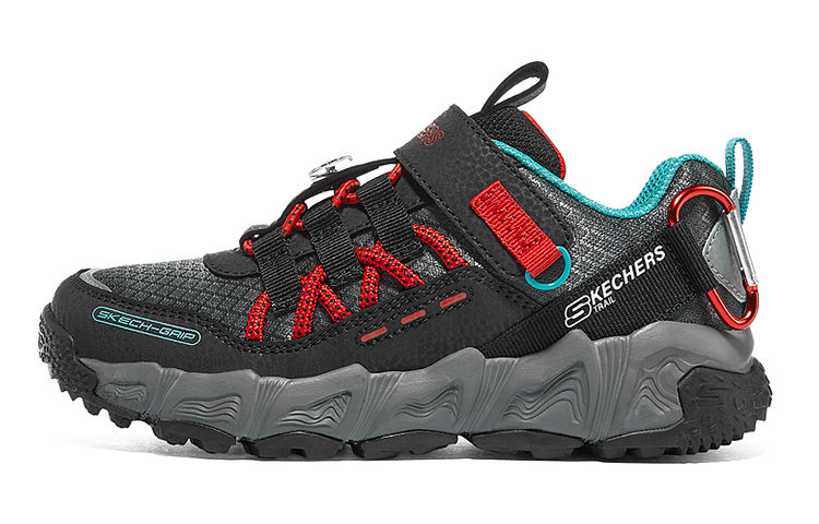 (Youth) Skechers Velocitrek 'Black Red' 406423LC-BKRD