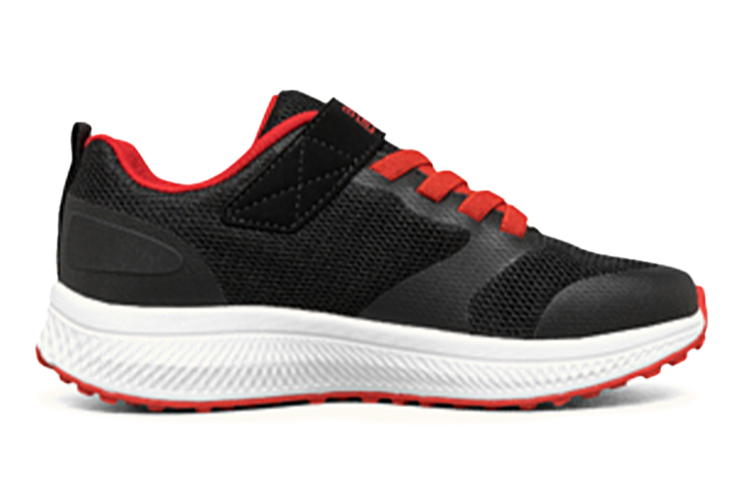 Order (PS) Sneaker Skechers "Bloc de Couleur Noir Rouge" 405016L-BKRD