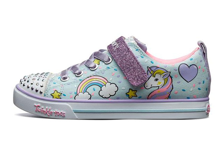 (Preschool) Skechers Sparkle Lite 'Blue Multi' 10988L-LBMT